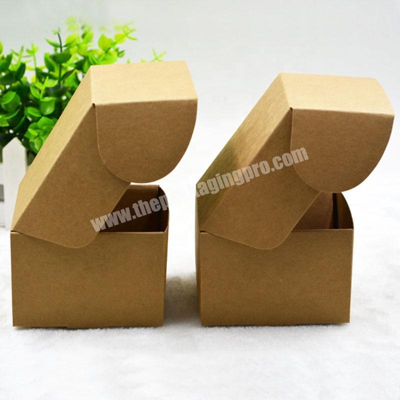 Custom Printed Brown Corrugated Paper Garment Packaging Box Clothing Shipping Box For Scarf