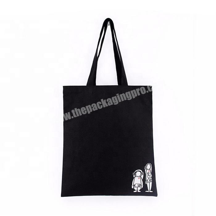 custom printed canvas tote bags,solid black tote cotton bag