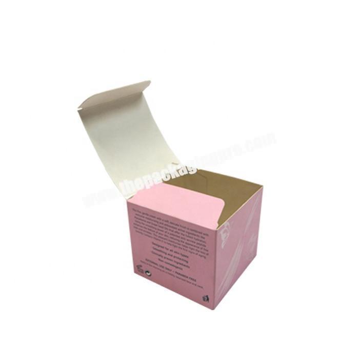 Custom printed cardboard paper candle packaging boxes