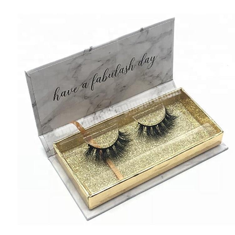 Custom Printed Cardboard Paper Packaging Cosmetic Makeup Kits Eyelash Gift Box