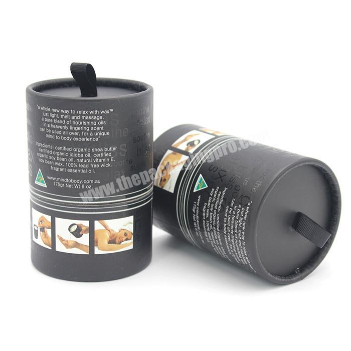 custom printed cardboard tube luxury paper tube round cylinder gift box