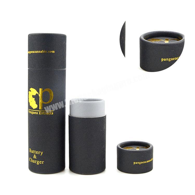 custom printed cardboard tube paper tube core black cardboard round box
