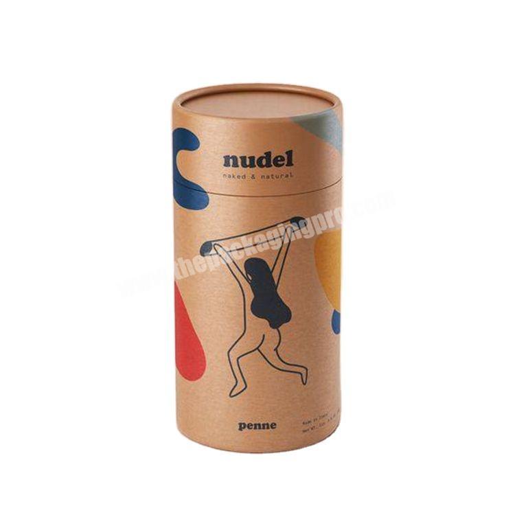 Custom Printed Cardboard Tube Round Candle Box Cylinder Candle Paper Tube Packaging Printed