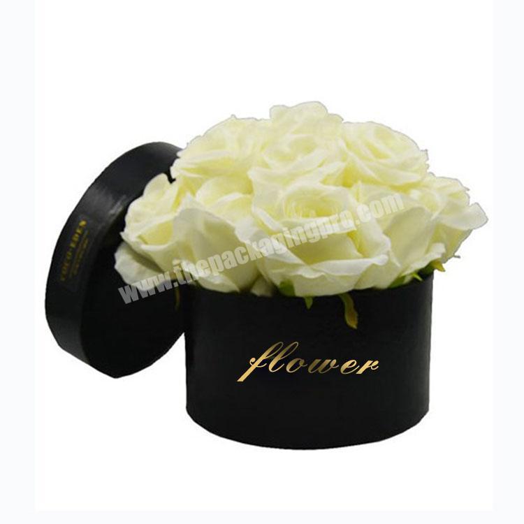custom printed cardboard tube round paper flower box luxury