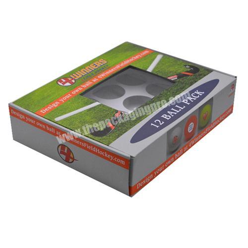 Custom Printed Corrugated Board Shipping Delivery Mailer Box Golf Ball Boutique Gift Box Packaging for Costume Shoes Dress Pants