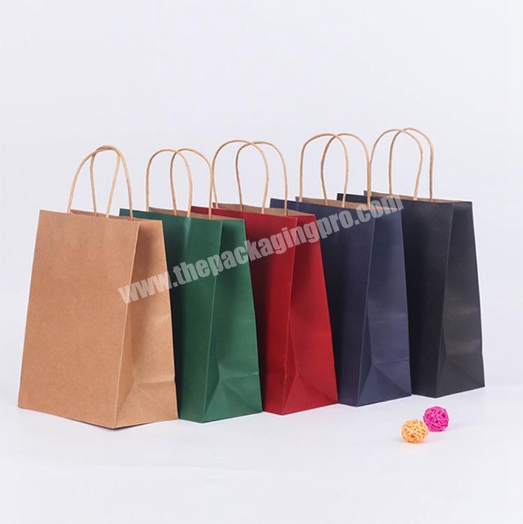 custom printed eco bag shopping bag custom paper kraft bags