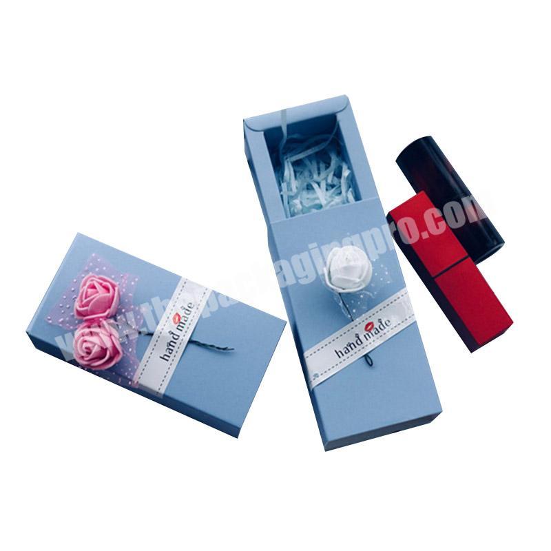Custom Printed Fancy Empty Packaging for Cosmetic Liquid Lipstick recycled paper box