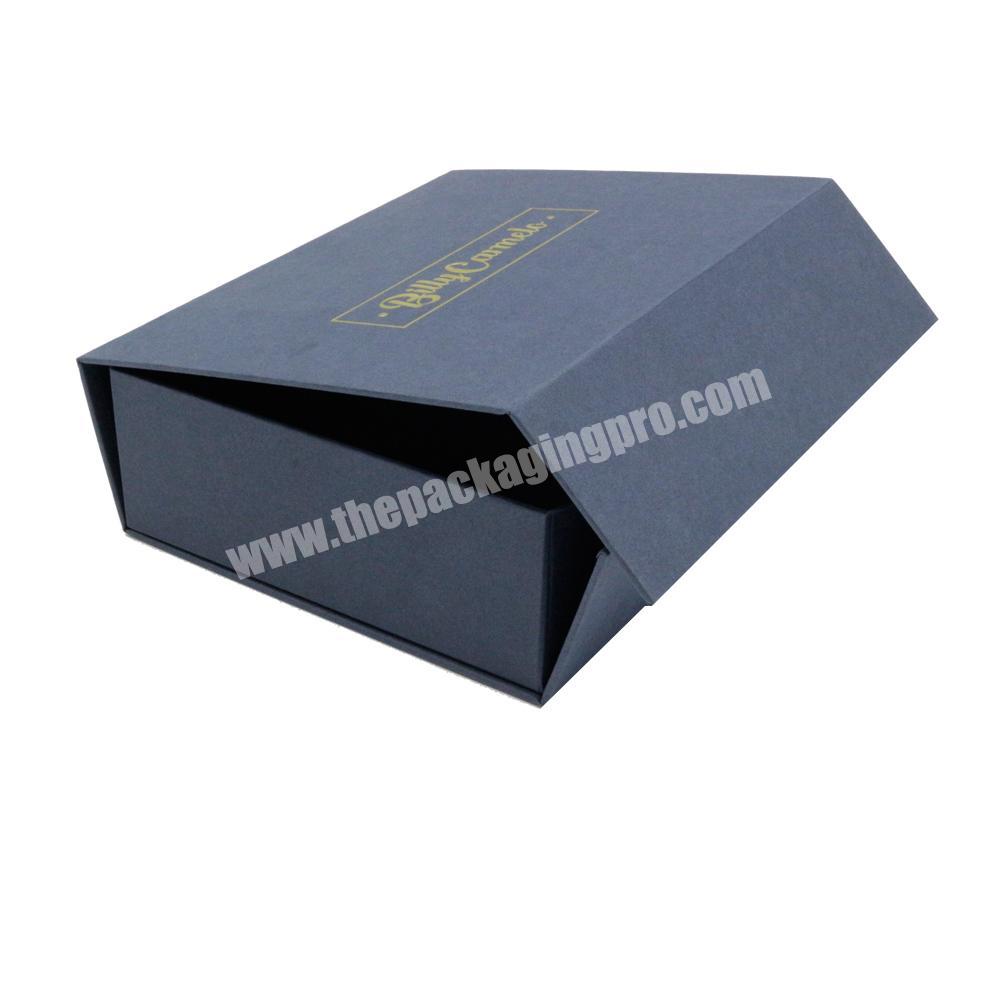 Custom printed foldable rigid magnetic lid carton cardboard packaging gift box