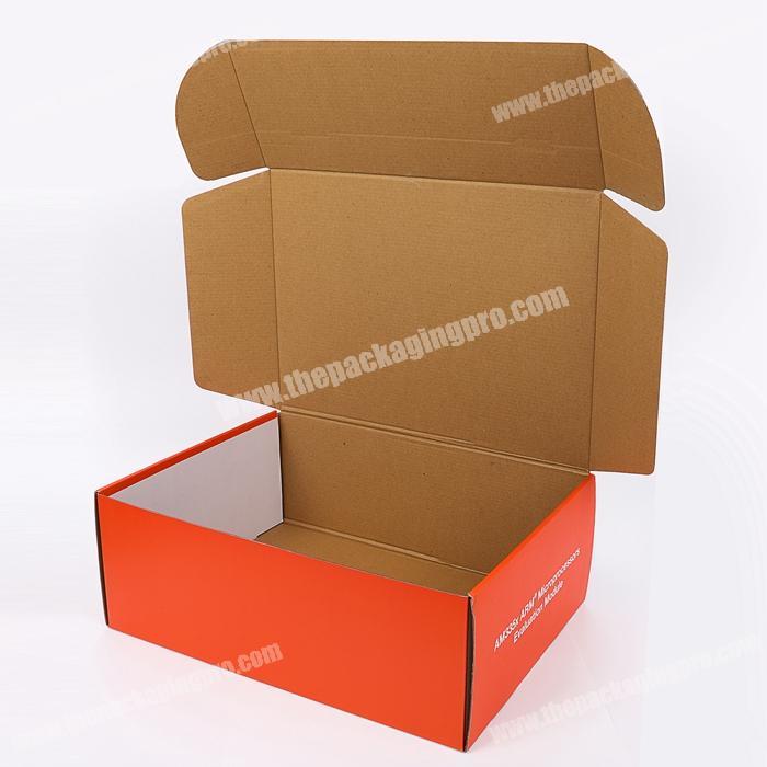 Custom Printed Hard Large Corrugated Laundry Garment Carton Shipping Box Packaging