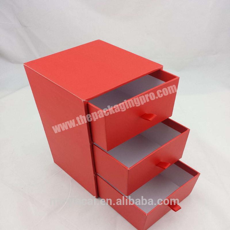 custom printed large gift  drawer packaging box