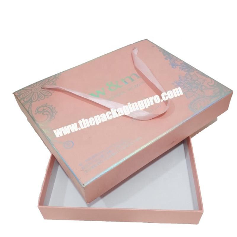 Custom printed logo hard cardboard craft paper packaging foldable mailing box