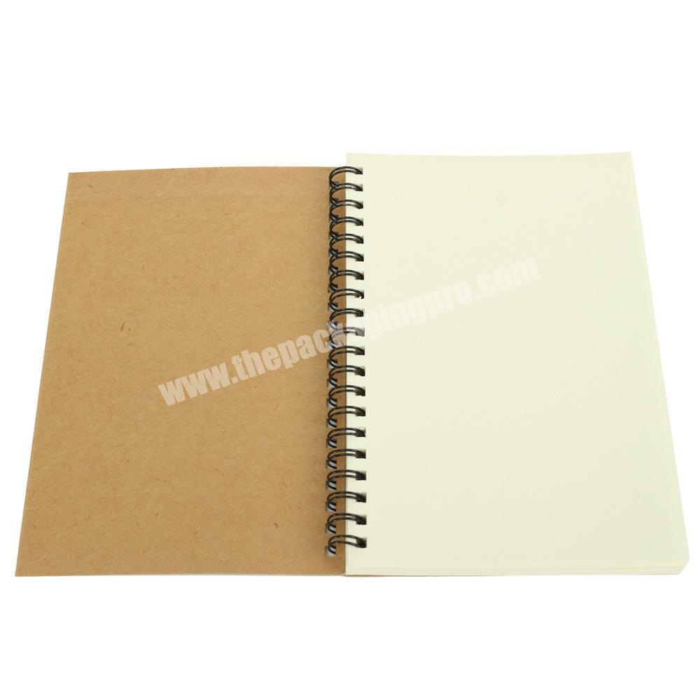 B5 Black Blank Sketch Book , Kraft Inner Page Sketchbook for