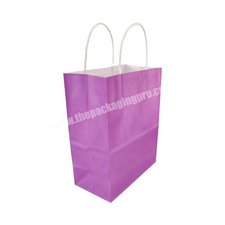Custom printed packaging bags kraft gift bags
