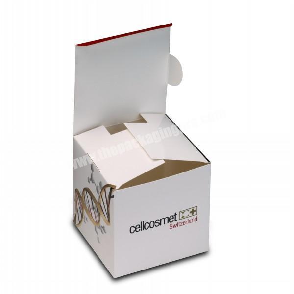 Custom printed packaging card box small cardboard box with lid