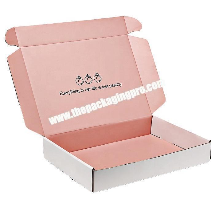 Custom printed paper corrugated mailer product packaging box