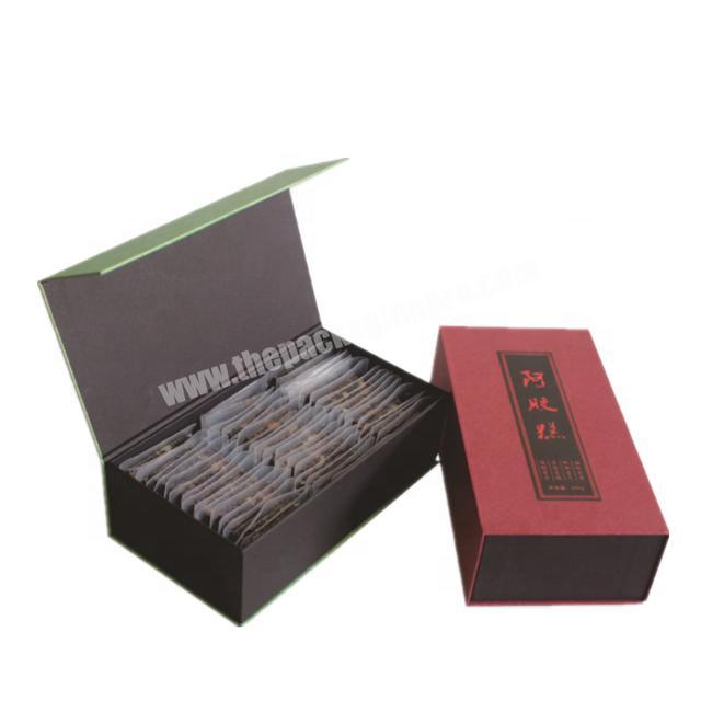 custom printed paper gift cardboard box tea packaging