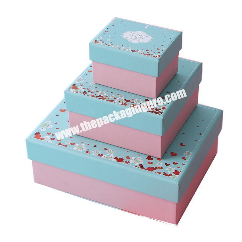 Custom printed pink luxury magnetic hard cardboard packing wedding gift packaging paper boxes