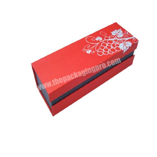Custom printed recyclable box cardboard wine box,paper red wine box,custom design cardboard boxes