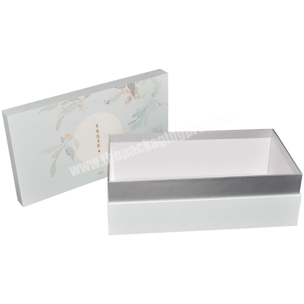 Custom printed Rigid Cardboard Paper Gift Lid And Base Box for Wallet Packaging