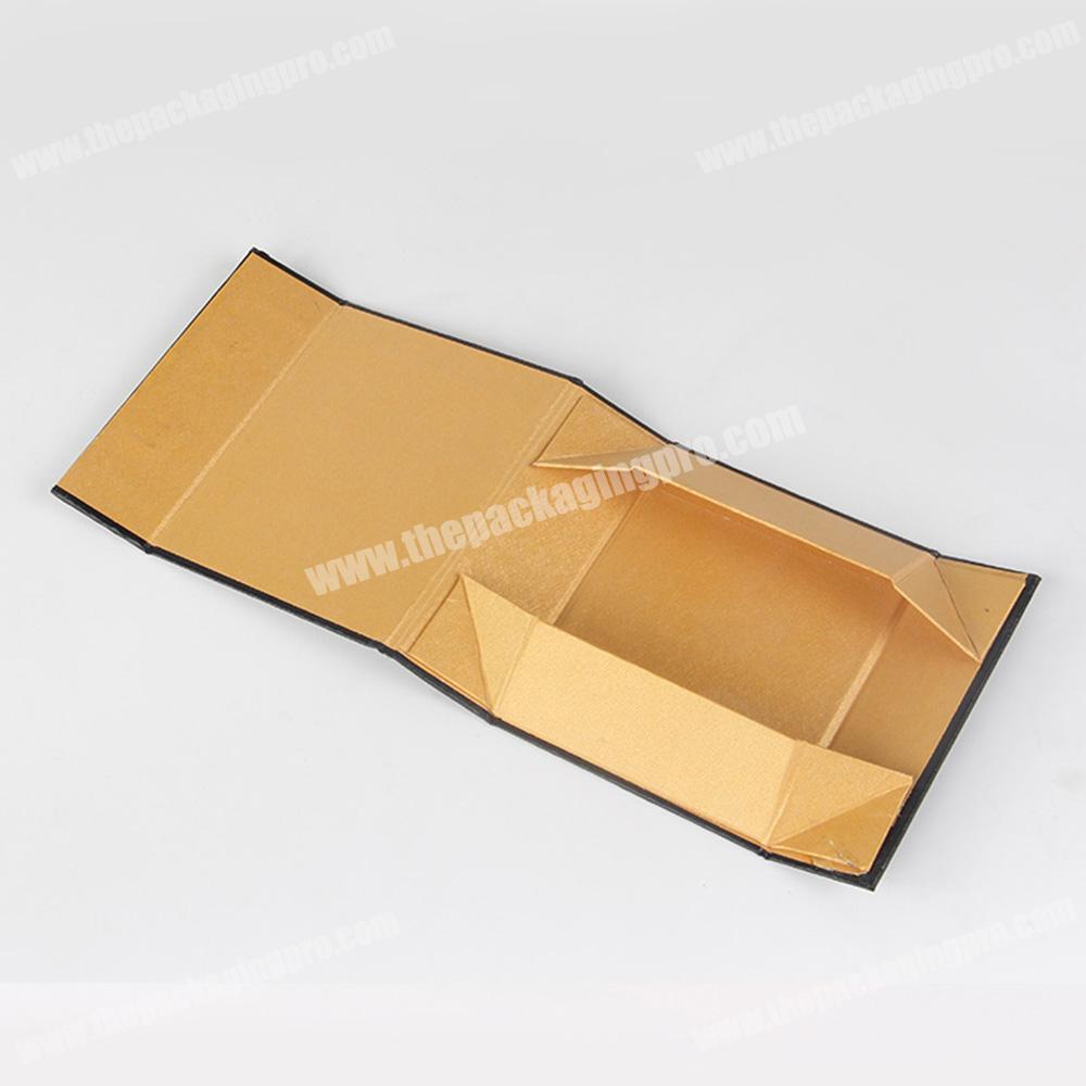 Custom printed rigid collapsible glass cardboard gift boxes with lid