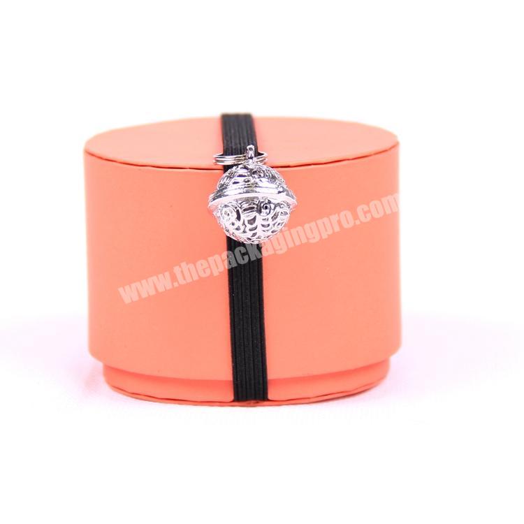 Custom printed round beard oil packaging boxes small round cardboard boxes with lids