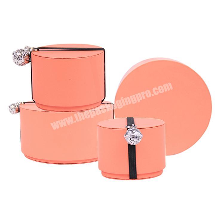 Custom printed round cylinder gift hat box wholesale