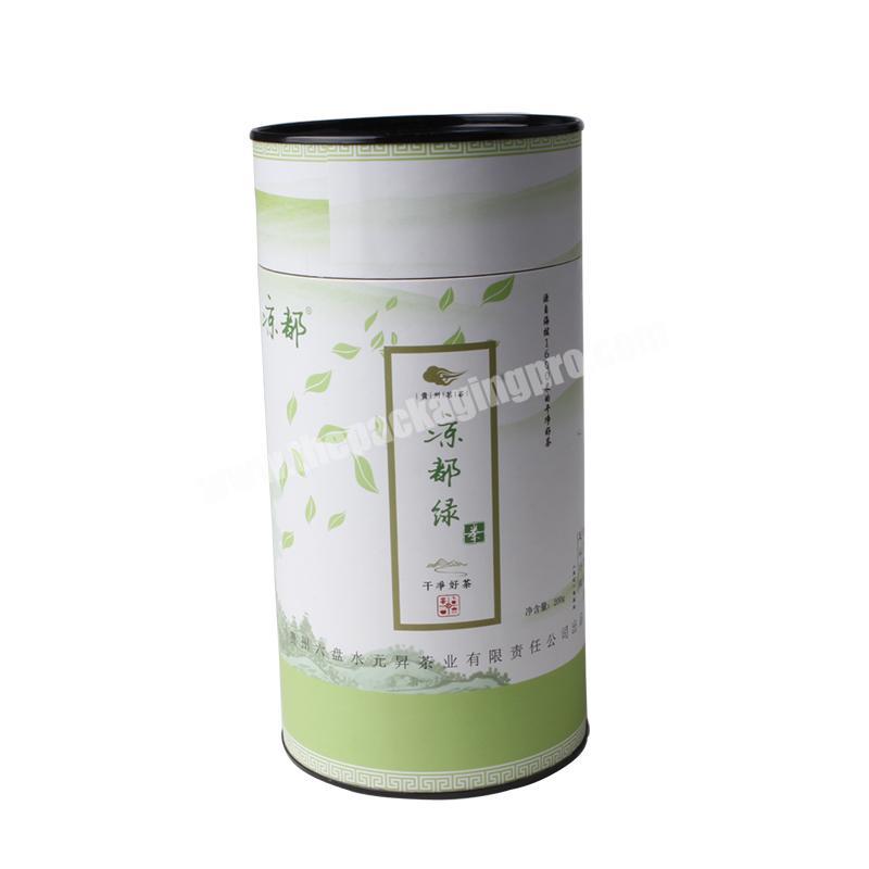 Custom printed round tea cardboard packing tea gift paper box