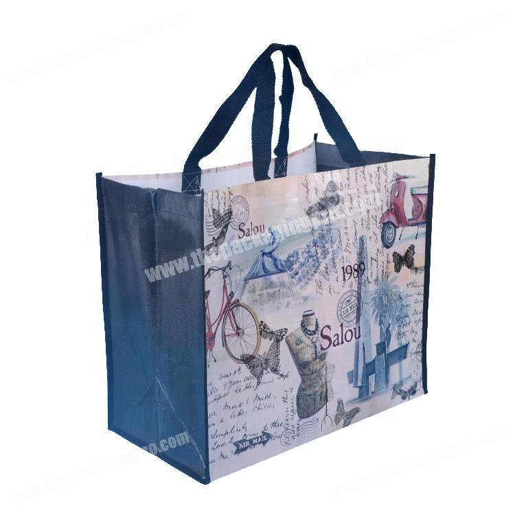 Custom printed shopping bags non woven laminated bag