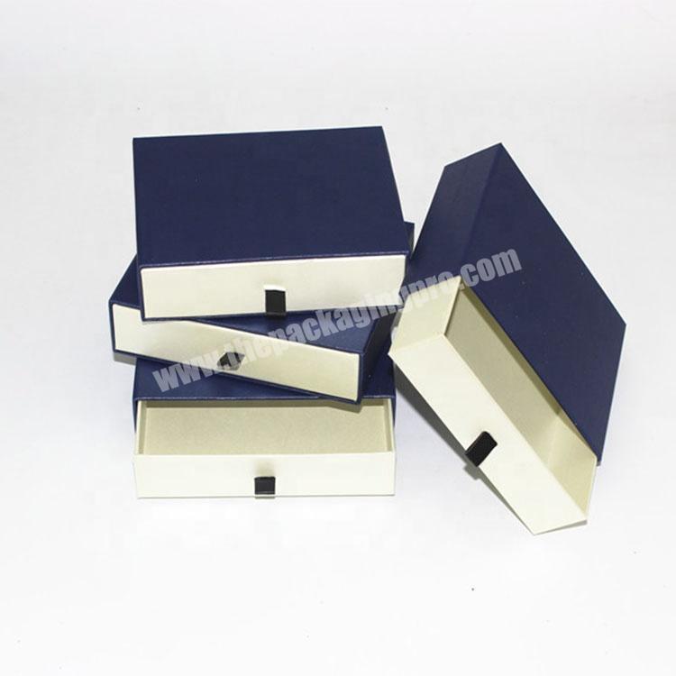 Custom Printed Sliding Drawer Cardboard Box For Package Jewelry Gift