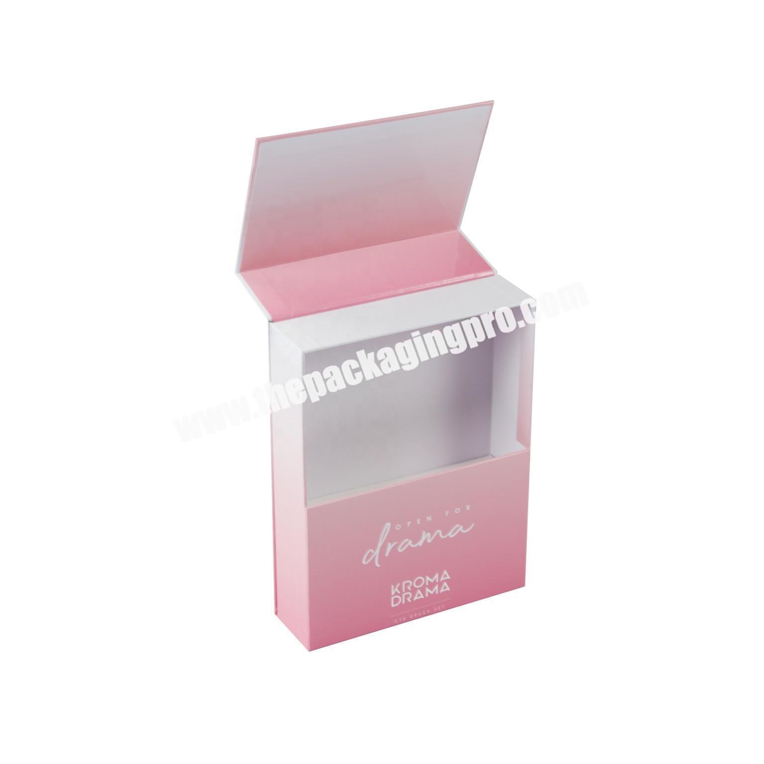 Custom Printed Storage Gift Box For Cosmetic Eyelashes Brush Packaging Box