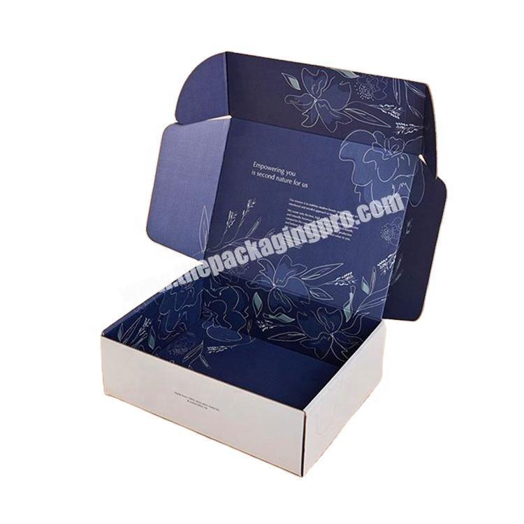 custom printed subscription mailing box double sides printing