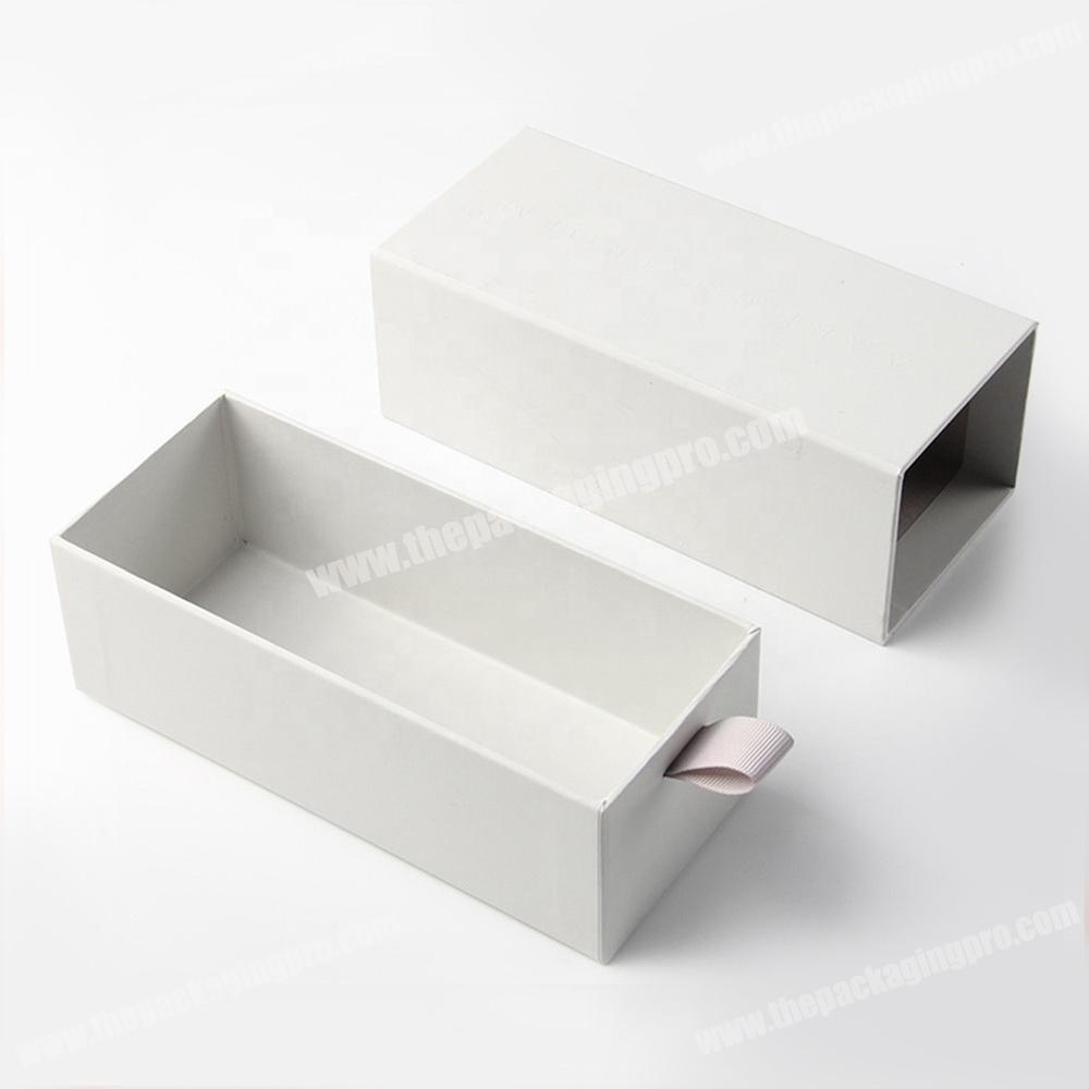 Custom Printed White Cardboard Packaging Paper Box For Sunglasses