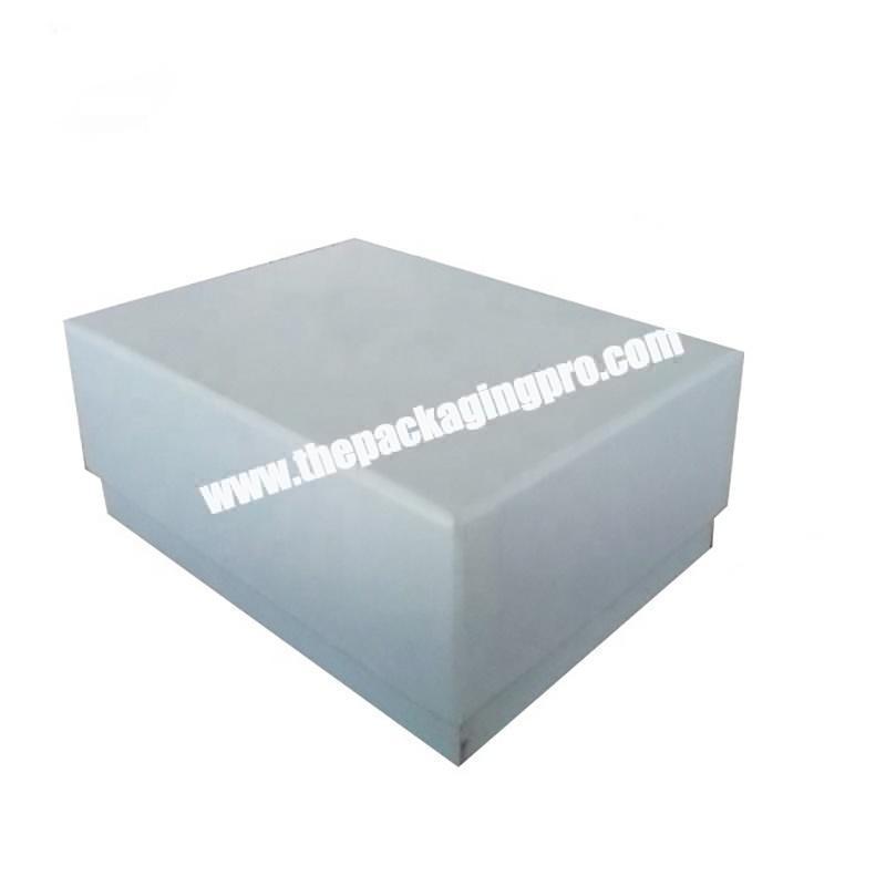 Custom printed white luxury magnetic hard cardboard packing gift packaging paper boxes