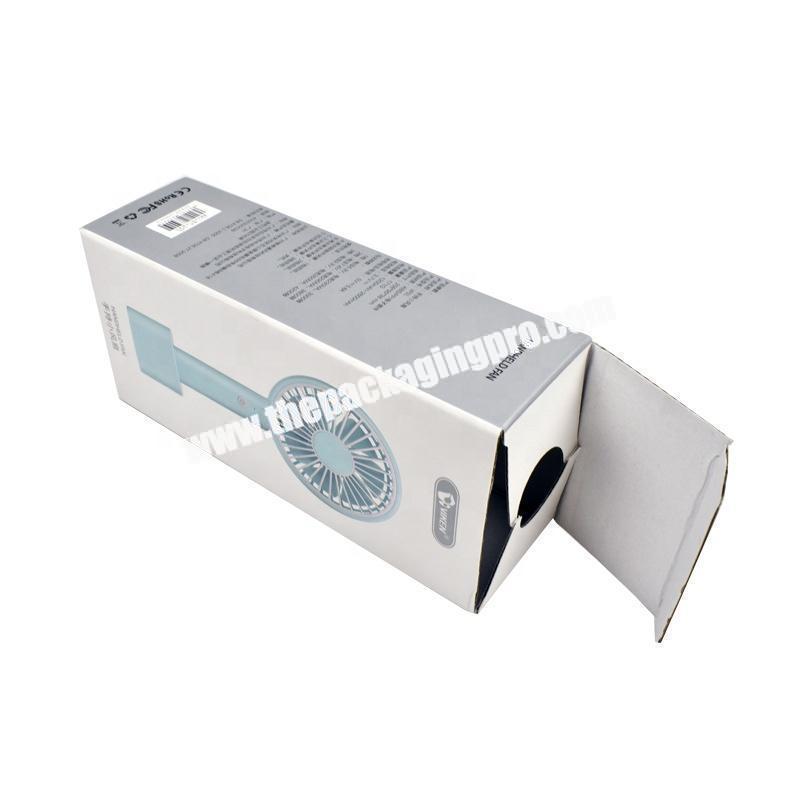 Custom printing and hard quality paper fan packaging box