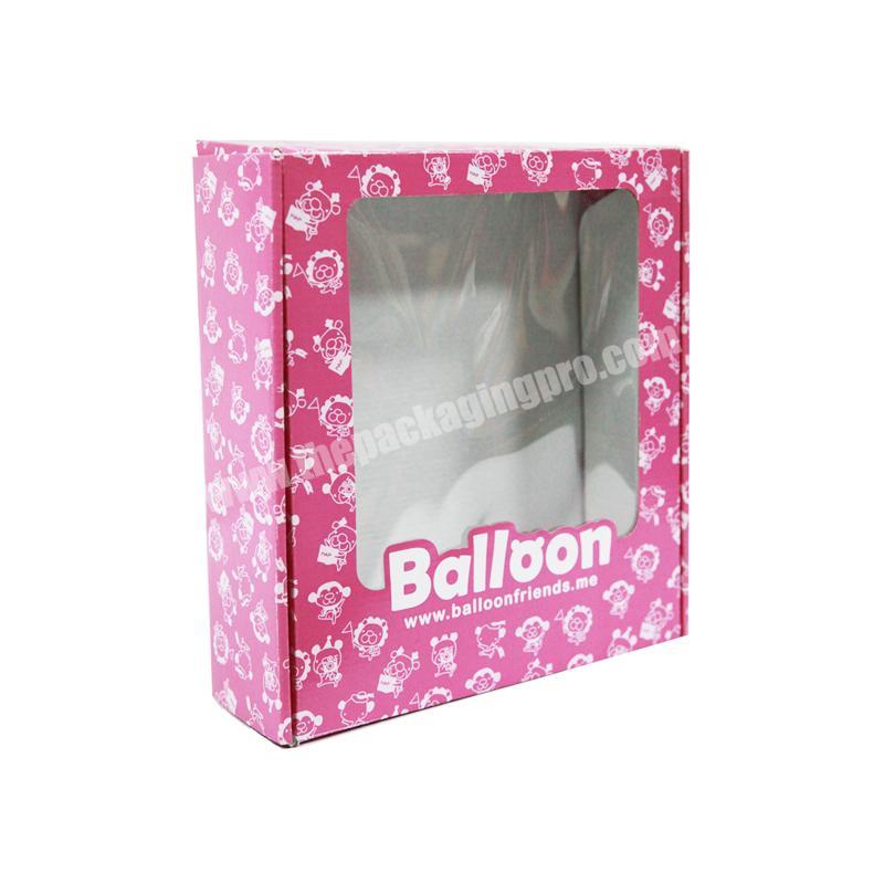 Custom Printing cardboard Empty Clear Window Barbie Doll Packaging Box