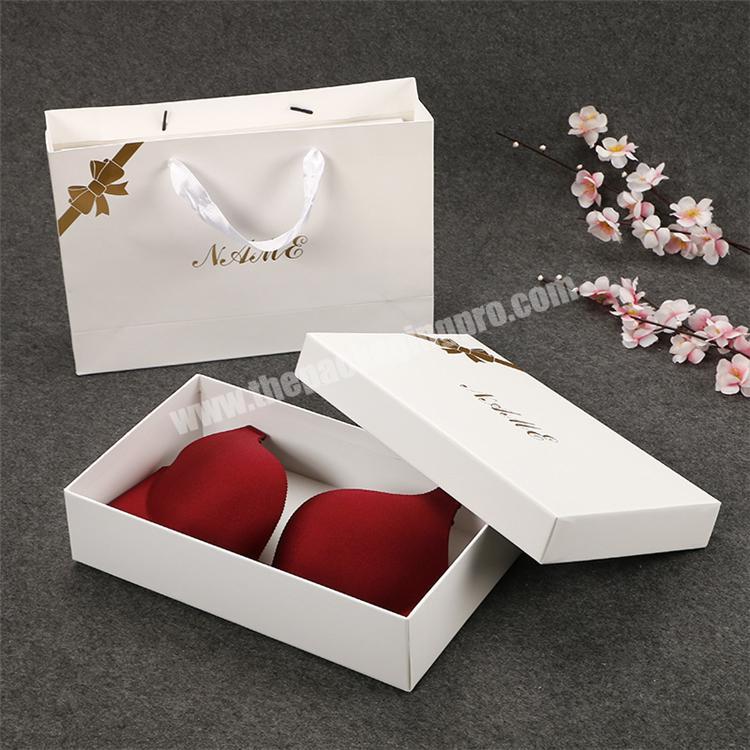 Custom Printing Cardboard Lingerie Bra And Underwear Packaging Box