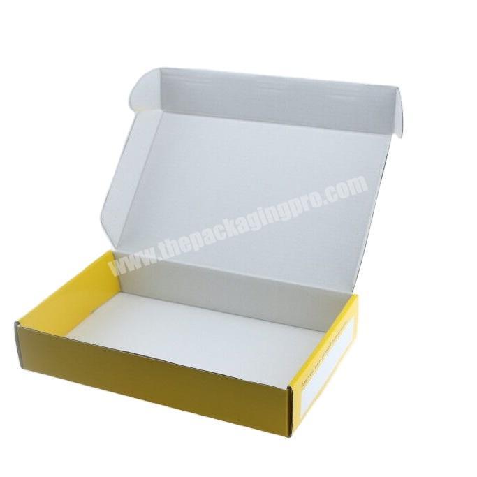 Custom Printing Color Carton Mail Black Box Cardboard Packaging Mailer Corrugated