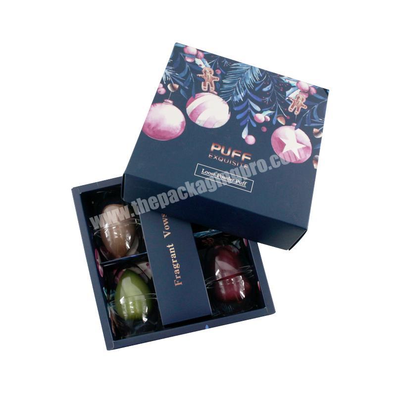 Custom printing decorative cardboard boxes with lids Paper Gift Box for Powder Packaging