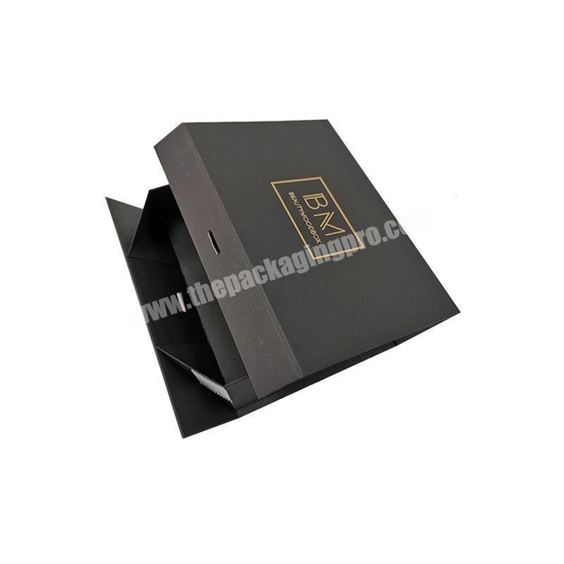 Custom printing eyelash makeup jewelry storage box gold foil logo boxes