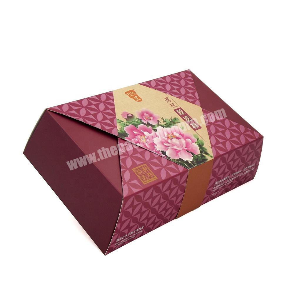Custom Printing 350g white card Food Grade Cake Boxes Packaging