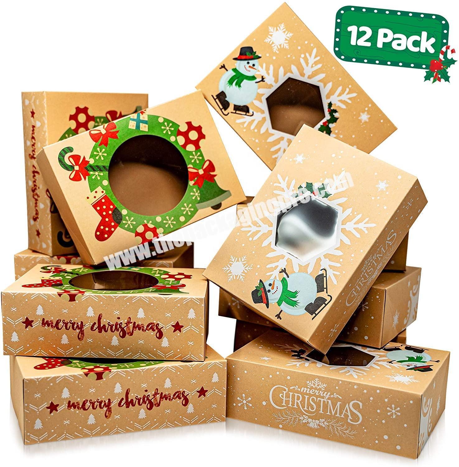 Custom Printing Gift Package Folding Box Candy christmas Packing Cardboard Paper Box