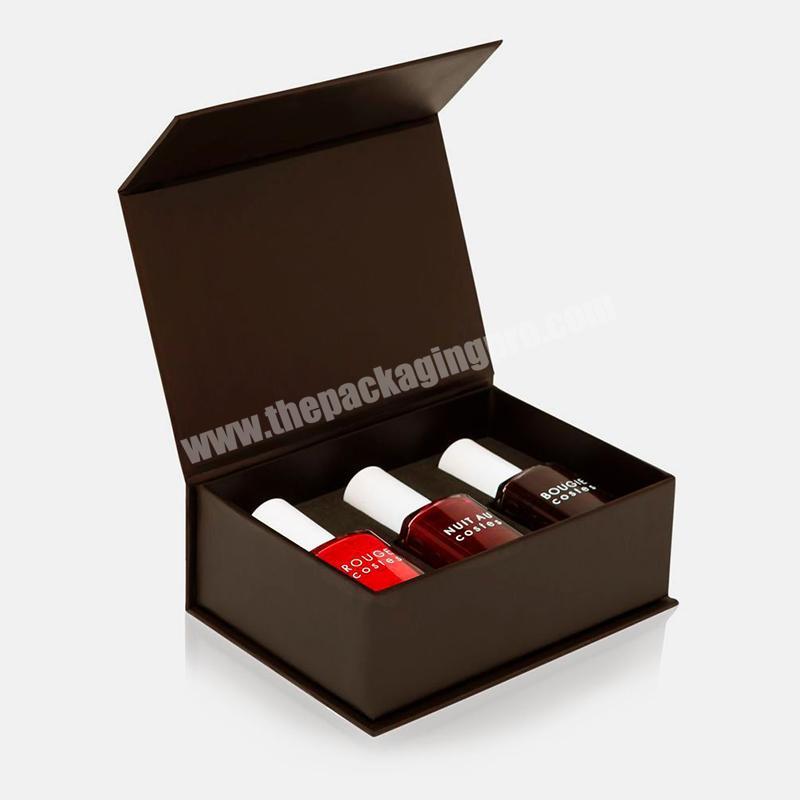 Custom printing high-end nail polish set box packaging paper boxes for nail polish beauty products