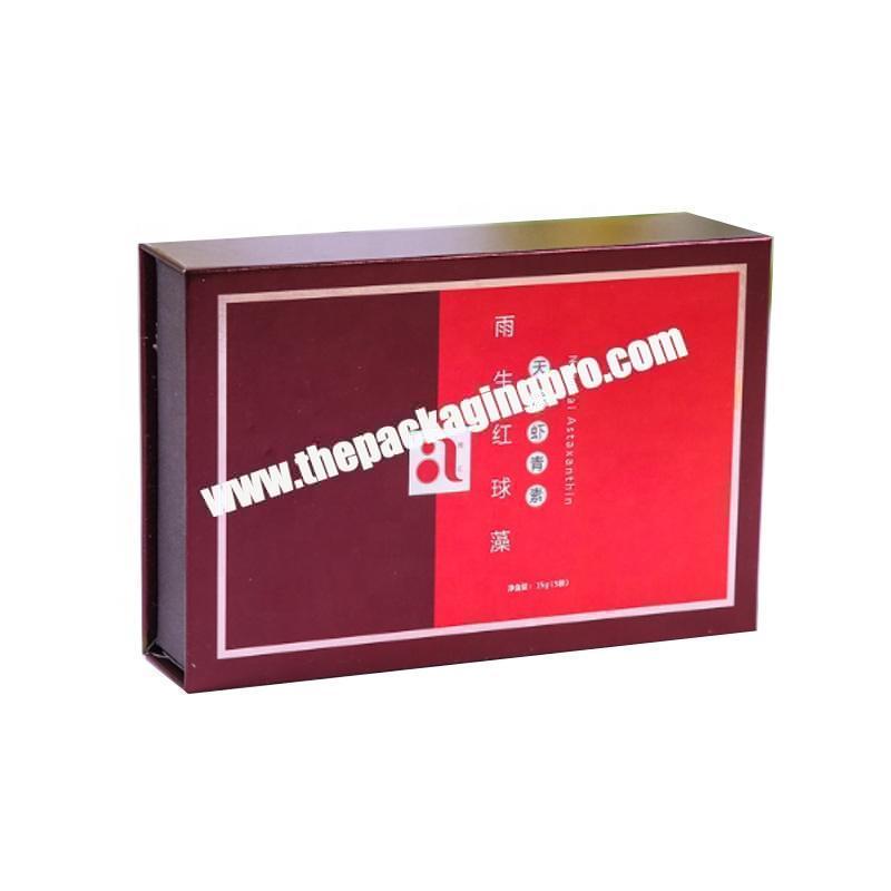 Custom Printing Hot Foil Stamping Lid and Based Paper Gift Boxes