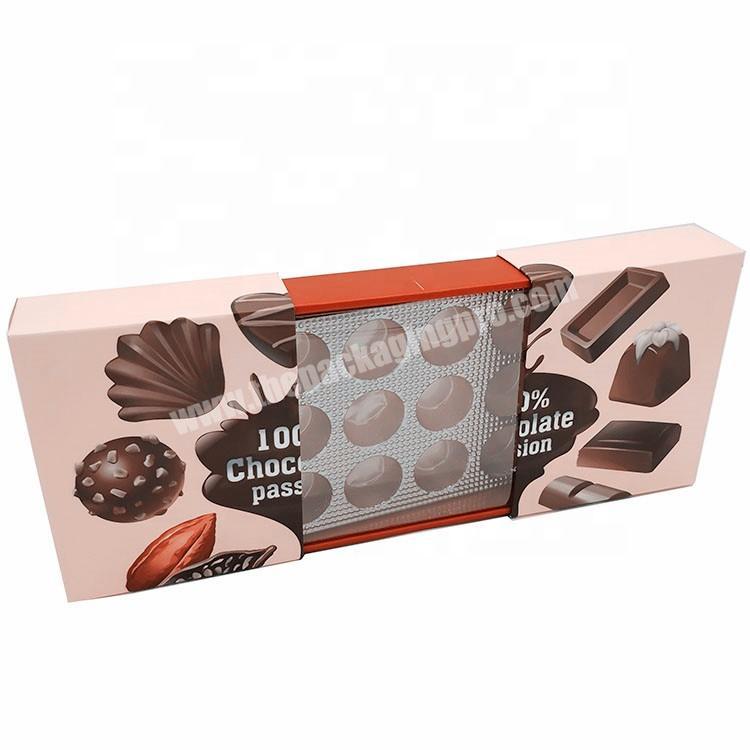 Custom printing luxury chocolate packaging paper box