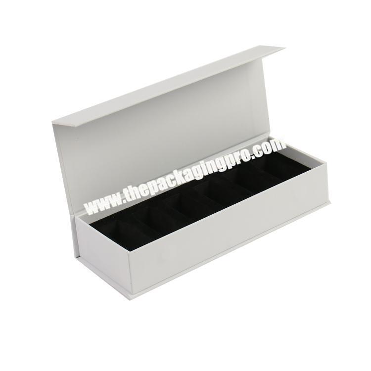 custom printing magnetic flip nail polish paper box set