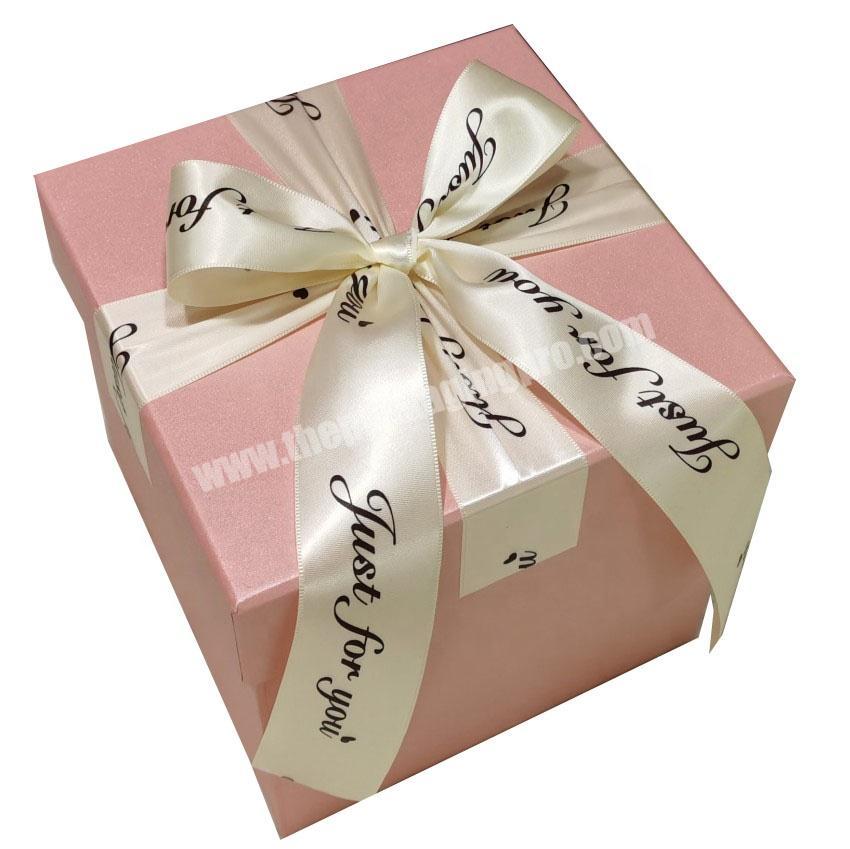 Custom Printing Marble Packaging Christmas Food Gift Paper Box
