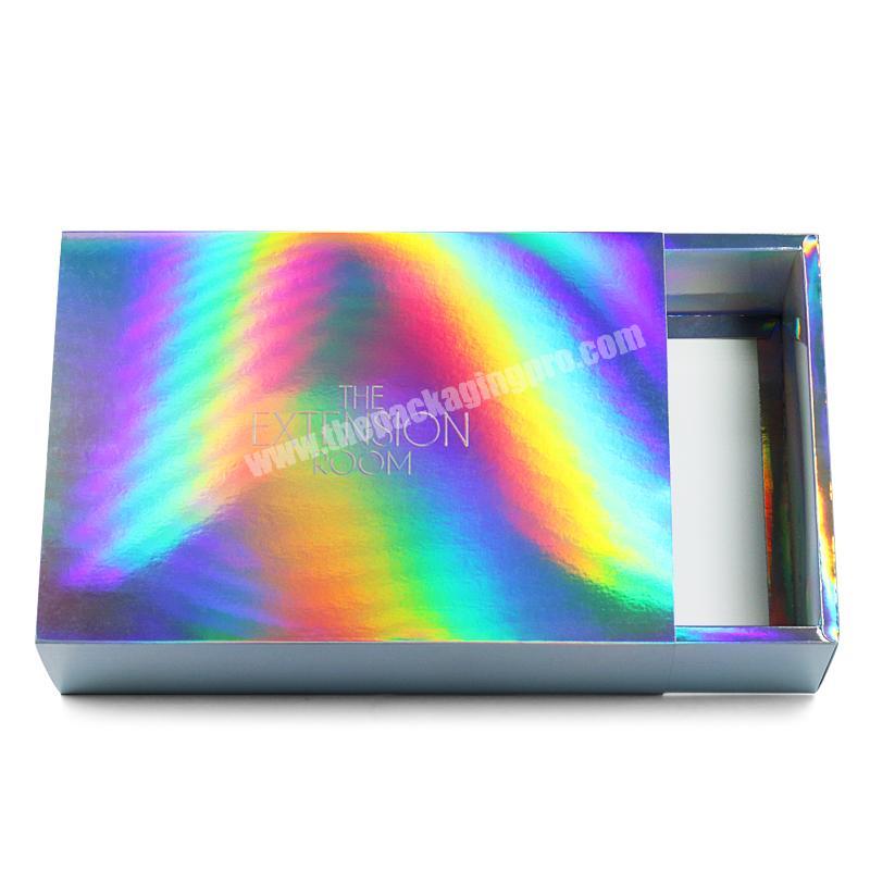 Custom Printing New Design A4 Size Hologram Laser Paper Box For Your Product