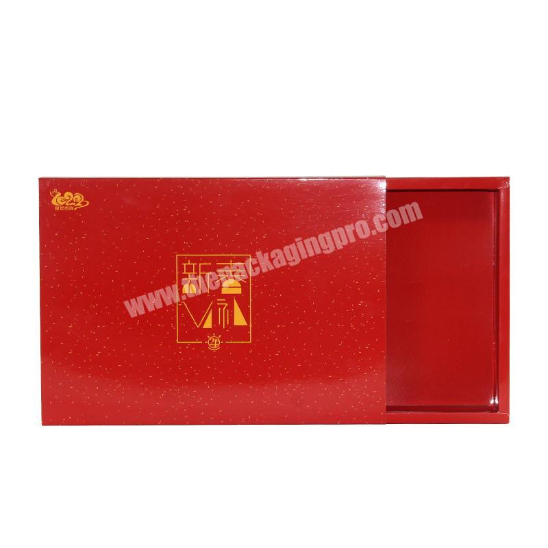 Custom Printing Paper Box Package Gift Boxes Drawer Box for New Year