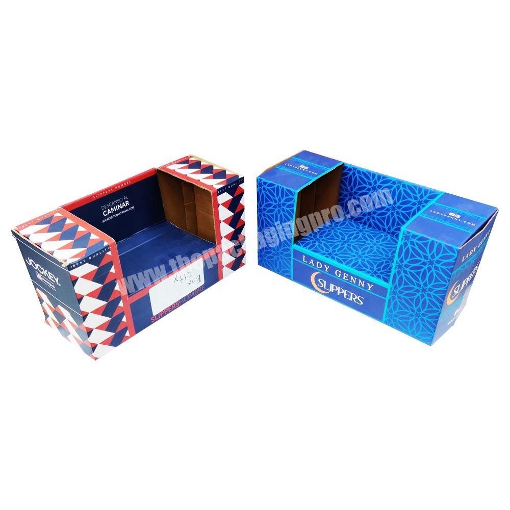 Custom printing paper packaging box Hot selling shoe carton packaging box Mixed Color corrugated box