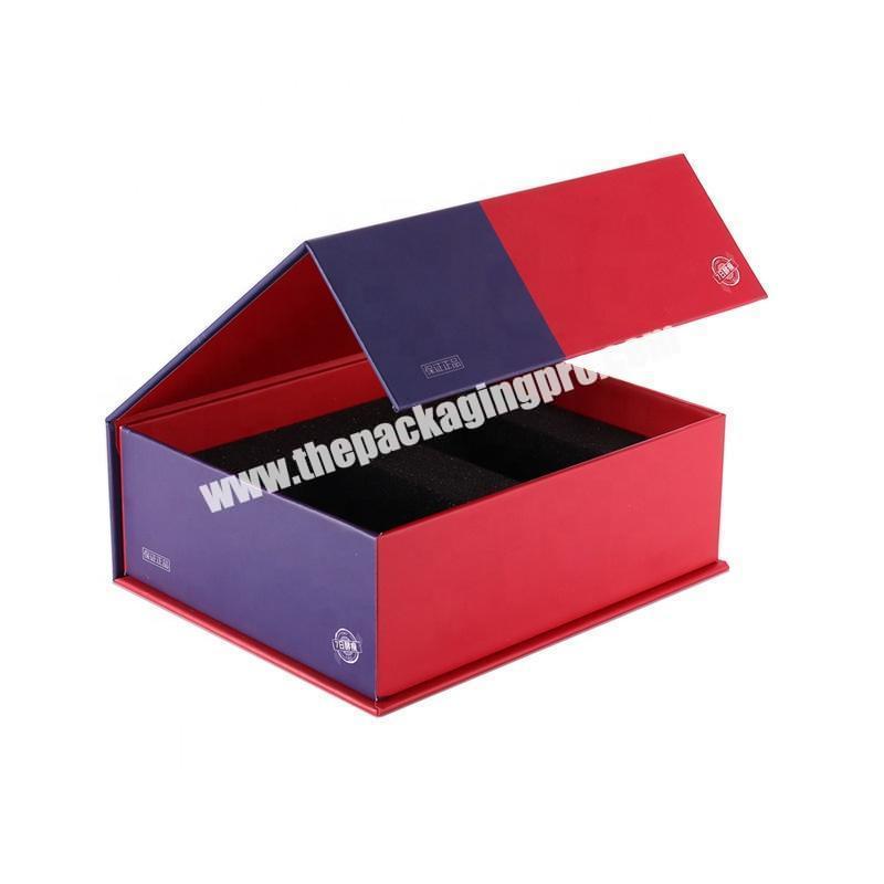 Custom Printing Premium Product Outer Cardboard Boxes Rigid Corrugated Box Sponge Inserts Flap Lid Magnetic Packaging Box